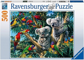 Пазл Коалы на дереве 500 элементов (Ravensburger, 14826)